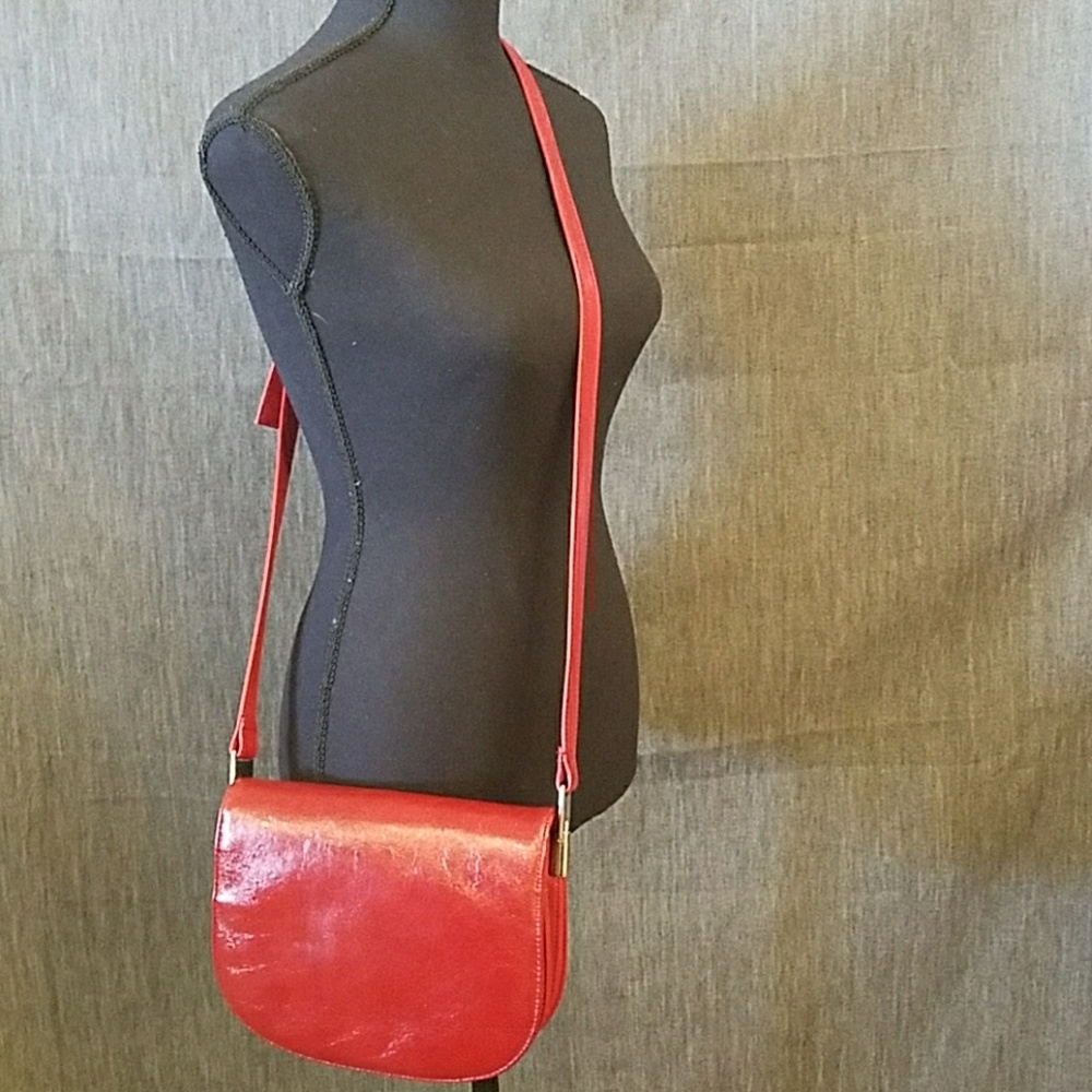 Red Leather purse